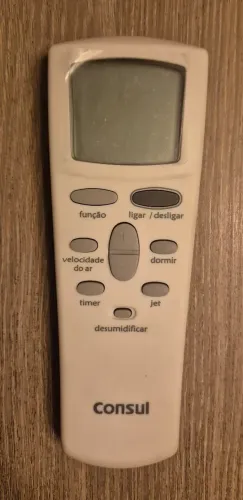 Controle Remoto Ar Condicionado Consul Original + 2 Pilhas AAA