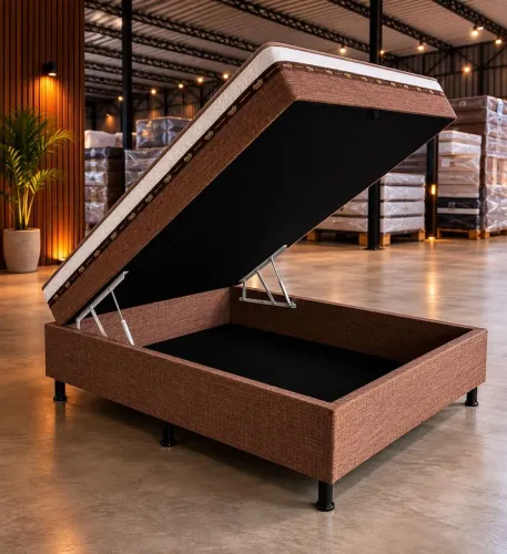 Cama Box Baú Malu Conjugada D28 138x188x52 - Nova e Embalada!!