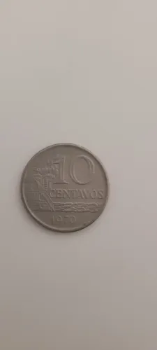 Meda antiga 10 centavos 