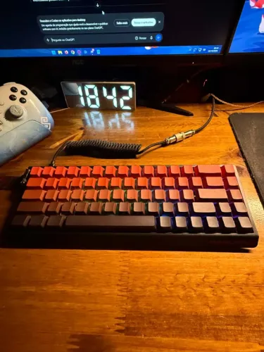 Teclado Gamer MAD 68 R Magnético Hall Effect 8K Hz RGB