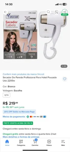 Secador de parede