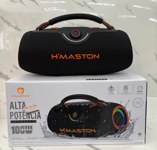 CAIXA DE SOM SEM FIO 100W A PROVA D?ÁGUA