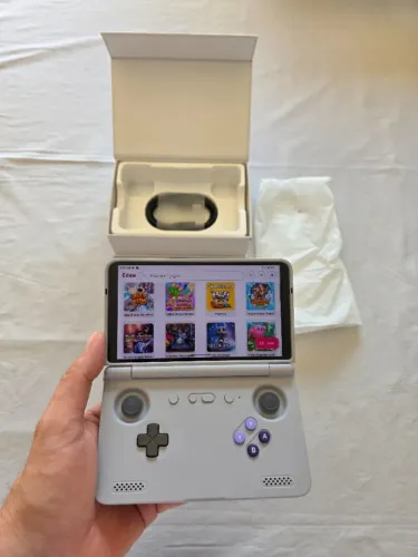 Retroid Pocket Flip 2 Snapdragon 865 8gb 128gb + 128g MicroSD Total 256gb Só pegar e Jogar