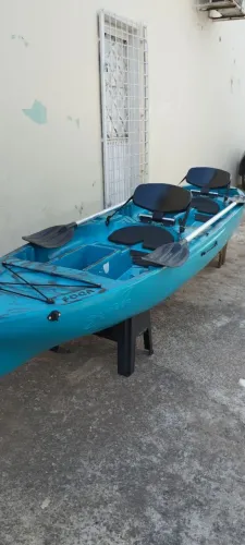 Vendo Caiaque Duplo New Foca, em estado de novo, com nota fiscal, 3.300,00