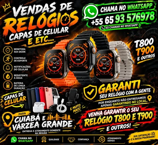 ?VENHA GARANTIR O SEU RELÓGIO CONOSCO E FAZEMOS NO PREÇO SUPER BOM PARA VC ETC?