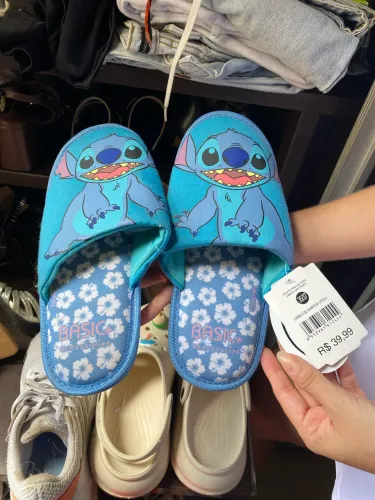 Chinelo de quarto Stitch