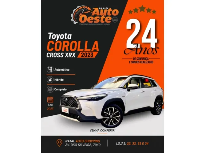 Toyota Corolla Cross XRX 1.8 16V Aut.(híbrido) 2023