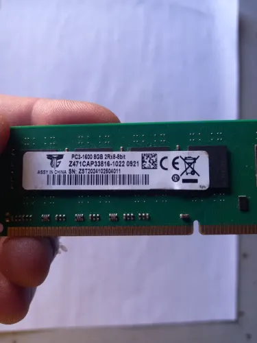 Memória DDR3  8 gigas 1600Mgz  para PC