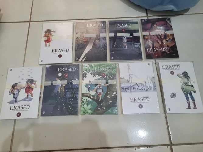 Coleção Mangá Erased (9 Volumes) Editora JBC