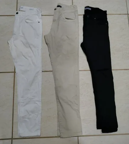 Calças masculinas (3 peças) Zara e Marfinno