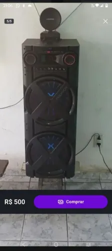 Quero trocar torre de som por um celular de no minimo 64 G de memória ou um play station 2