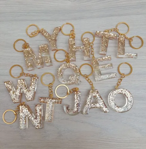Chaveiros De Letras em Resina