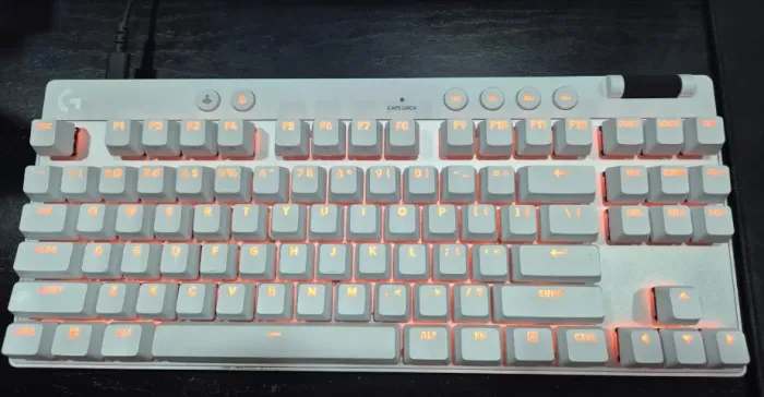 Teclado Magnético Logitech G PRO X TKL RAPID Branco