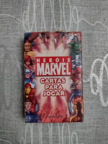 Heróis Marvel - Cartas para jogar - Baralho completo