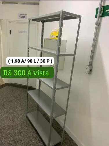 Prateleira de Aço 5 Bandejas Nova Entrega Grátis 
