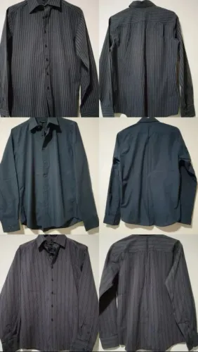 3 Camisas sociais manga longa, número 1
