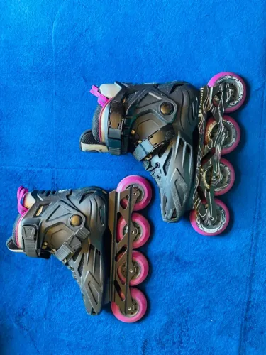 Patins Traxart Nektar 35/36 Preto/Roxo