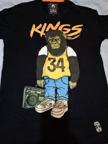 Camisetas Kingston preta