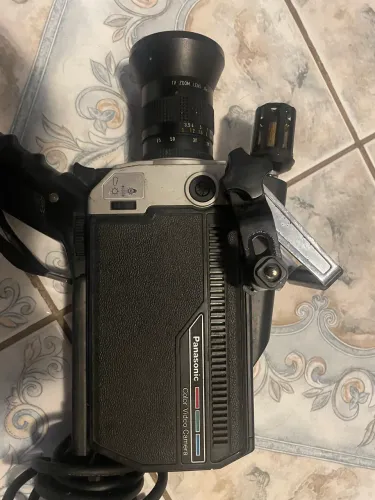 Lote Filmadora Vintage Panasonic + Fonte + 4 Filmes Kodak Ektachrome