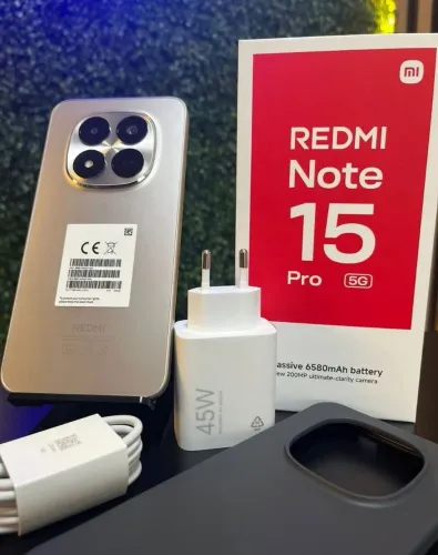 Note 15 Pro 5G 256GB 8GB RAM - Muito espaço e multitarefa forte