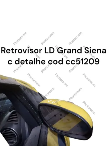 Retrovisor LD Grand Siena c detalhe