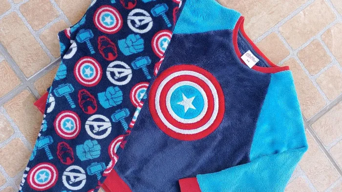 Conjunto pijama Capitão América