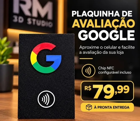 Placa NFC de avaliação do Google