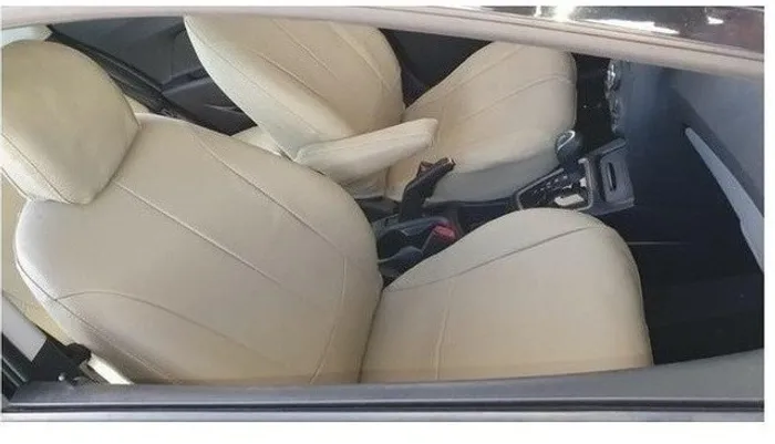 Capa banco Couro Corvin Bege frente e costa Universal todos os carro Impermeável