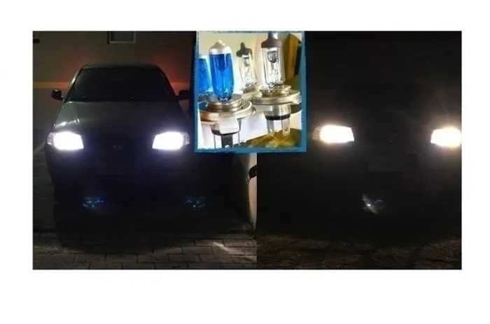 Lâmpada super Branca Para Carro Automotivo Efeito xénon clarear Par hb4 hb3 h27 h8 h11