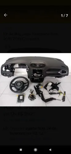Kit airbag jeep renegade 2015 até 2018