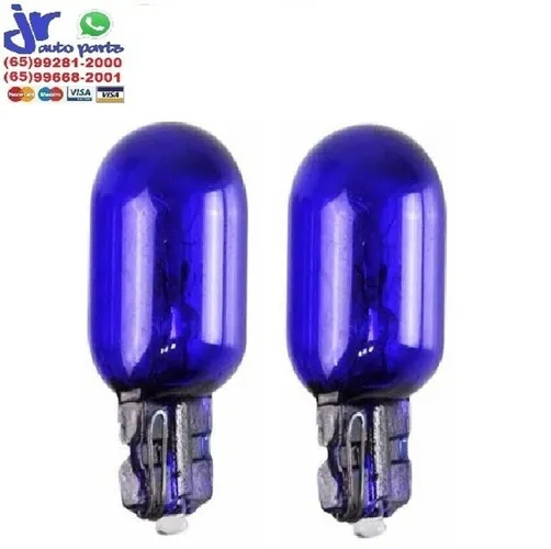 Par Lâmpadas LED T10 W5W Pingo Super Branca