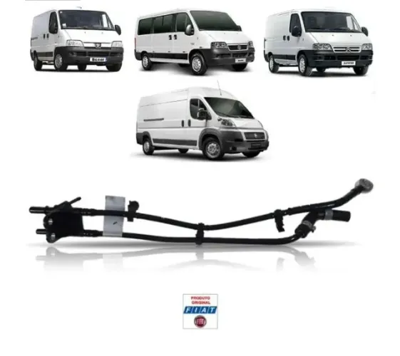 cano de alimentação bomba alta - fiat ducato 2.3 2010 a 2021, citroen jumper peugeot boxer