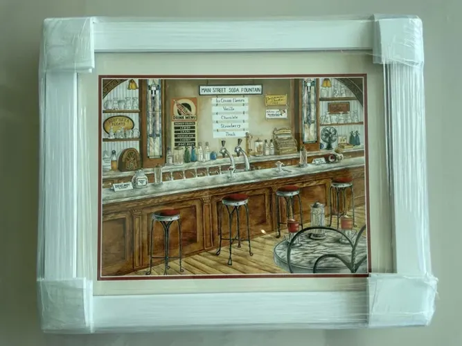 Quadro Cafeteria Antiga