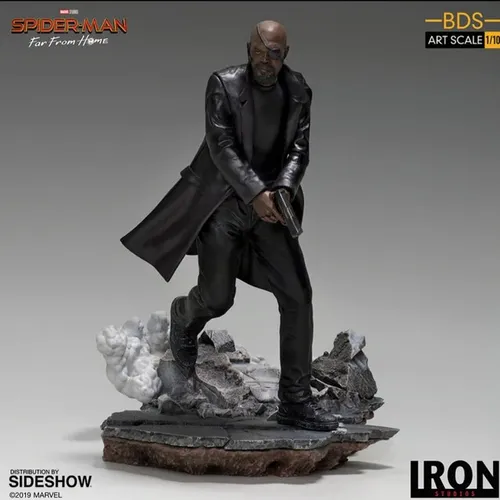 Nick Fury Iron Studios Spider-Man Far From Home