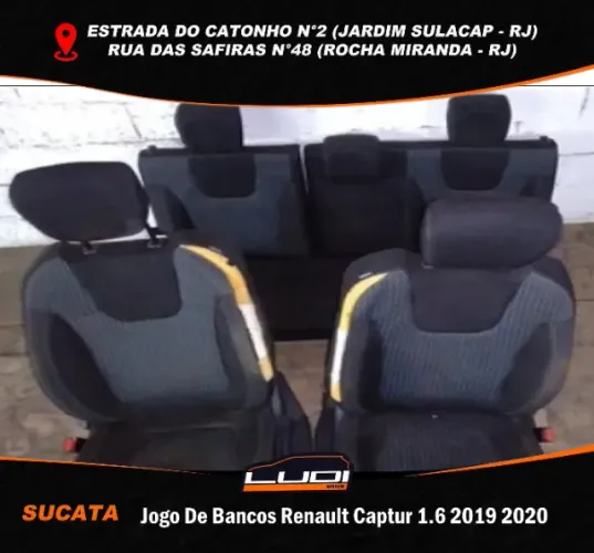 Jogo de bancos Renault Captur 1.6 2019 2020