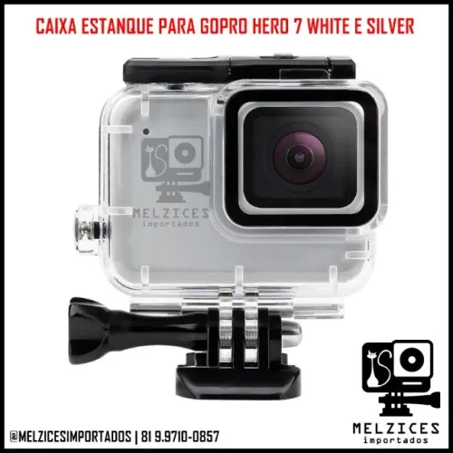 Case Para GoPro 7 White / Silver