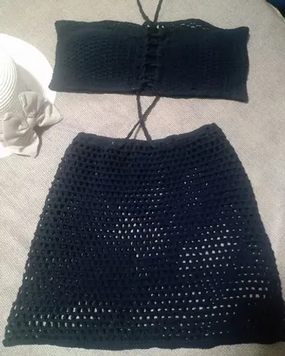 VESTIDO DE CROCHÊ