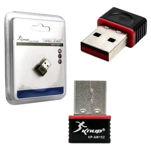 Adaptador Wi-Fi Wireless USB Para Pc, 2.4G, 150 Mbps - Knup em São Luís ma