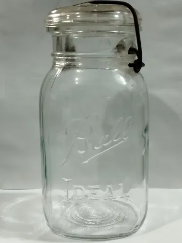 Vidro de Compota Balas Antigo Ball Ideal 