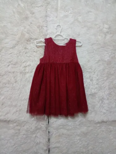 Vestido Festa Cereja Brilhante