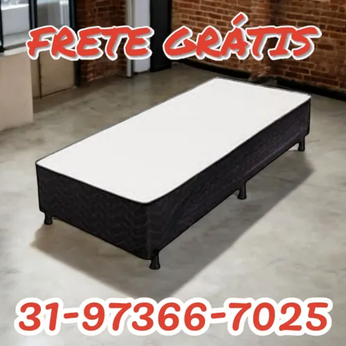 CAMA BOX SOLTEIRO ( BASE BOX ) / DIRETO DA FÁBRICA / ENTREGA GRÁTIS 