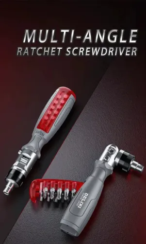 Chave fenda/Philips catacra Multifuncional Ratchet, Household Cone Especial-Shaped, 