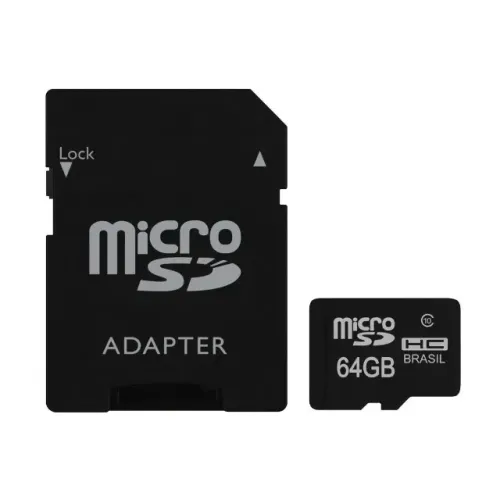 Cartão de Memória GT 64GB MicroSD com Adaptador SD Classe 10 - WZetta