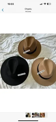 Chapéu unissex 