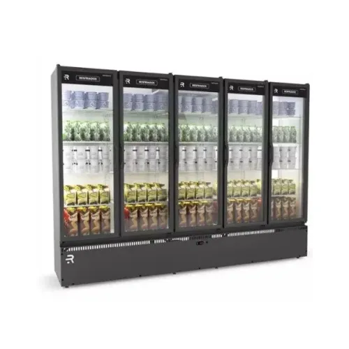 Balcão refrigerado auto serviço 5 portas resfriados- Guilherme
