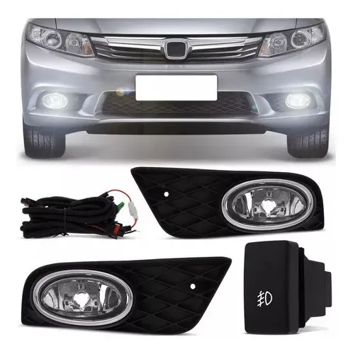 Kit Farol Auxiliar New Civic 2012 2014