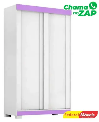 Guarda Roupa 100%MDF 2 Portas 2 Gavetas Novo Pronta Entrega 