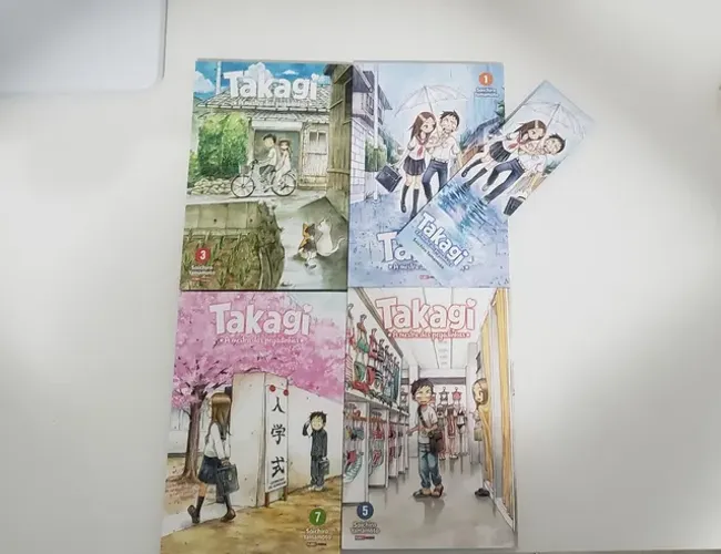 Mangá Takagi :a mestra das pegadinhas 1,3,5,7