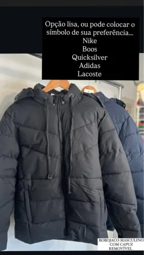 Jaqueta Bobojaco Masculina com Capuz Removível