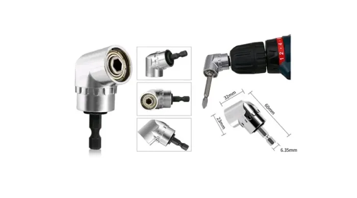 Adaptador Angular Chave Soquete 105° Para Furadeira E Parafusadeira   Ideal para parafusar